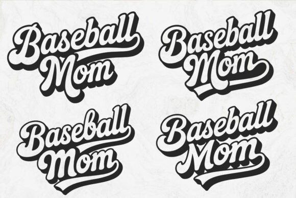 Baseball Mom & Noni SVG: Graphics for Crafts