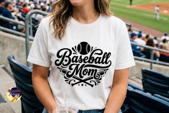 Baseball Mom SVG: Premium Graphics for Crafts