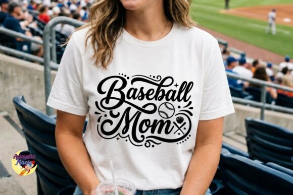 Baseball Mom SVG: Premium Graphics for Crafts
