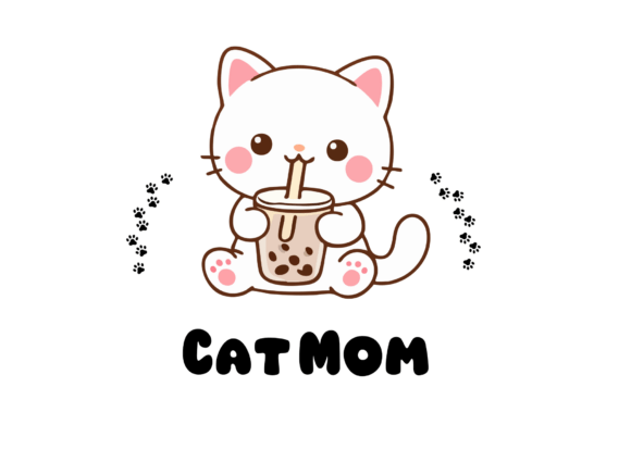 Cat Mom SVG Cute Kitten Design for Crafts and Graphics