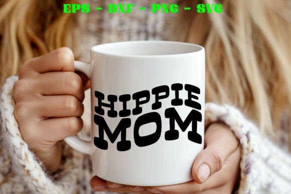 Hippie Mom Svg: Graphics for Crafts & Branding