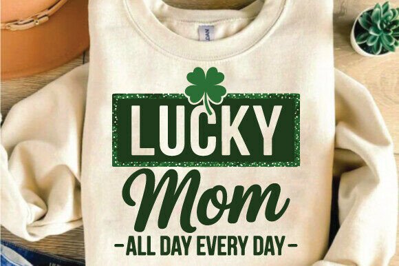 Lucky Mom SVG: Crafts & Graphics for Branding