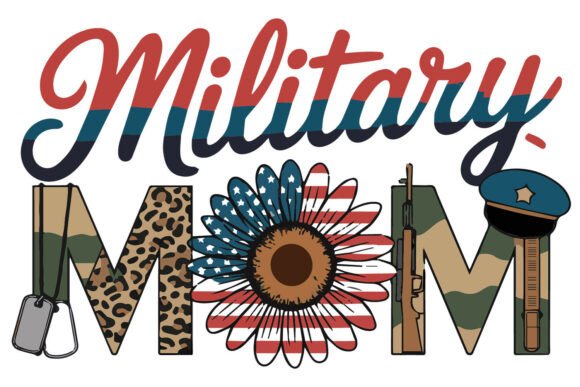 Military Mom SVG: Premium Graphics for Crafts