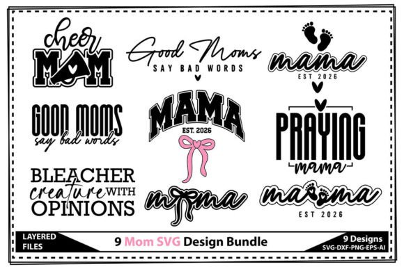 Review: 9 Mom SVG Design Bundle for Real Embroidery Projects