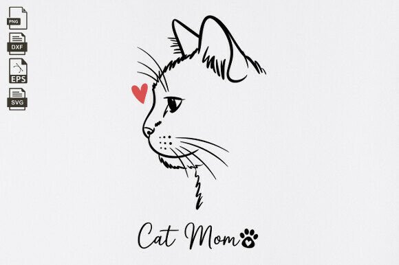 Review: Minimalist Cat Mom SVG for Embroidery Projects