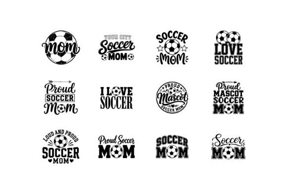 Soccer Mom SVG Bundle: Graphics for Crafts