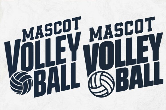 Volleyball Mascot SVG: Graphics for Crafts